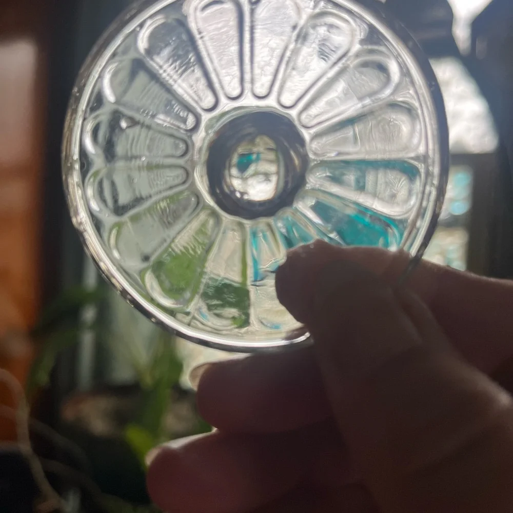 Vintage Williams Sonoma Clear Glass cookie stamps